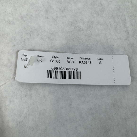 J.CREW Tipped Seersucker Tie-Front Bikini Top - G1335 - Sz S - Picture 10 of 12